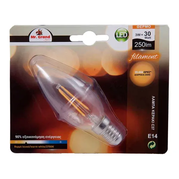 MrGrand Λάμπα Led Minion Filament E14 3W 2700K 240V