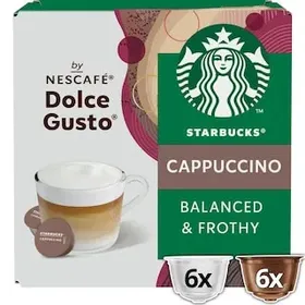 STARBUCKS Κάψουλες Καφέ Dolce Gusto Cappuccino 6x14.5g&6x5.5g