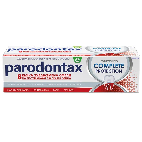 PARADONTAX Οδοντόκρεμα Complete Protein White 75ml