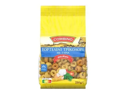 Τορτελίνι με τυριά / τρικολόρε