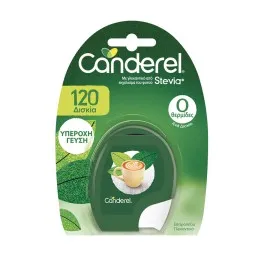 Canderel Stevia Υποκατάστατο Ζάχαρης 120τμχ