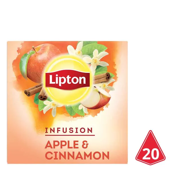 Lipton Τσάι Μήλο & Κανέλα Σε Πυραμίδες 20x2,2γρ.