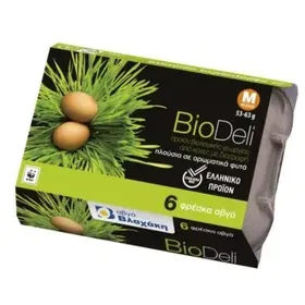 ΒΛΑΧΑΚΗ BIODELI ΑΥΓΑ 6x63g