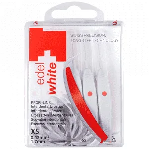 Edel White Professional Βουρτσάκια Μεσοδόντια Γκρι 6τεμ