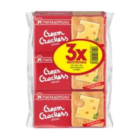 Cream Crackers Σίτου 3x140g