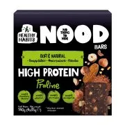 HEALTHY HABITS Nood Bars High Protein Μπάρες Praline Χωρίς γλουτένη Χωρίς προσθήκη ζάχαρης 4x35g