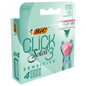 BIC SOLEIL CLICK 3 SENSITIVE Ανταλλακτικά 4 τεμάχια