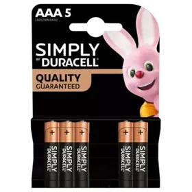 DURACELL SIMPLY ΑΛΚΑΛΙΚΕΣ ΜΠΑΤΑΡΙΕΣ AAA (5 τεμάχια)