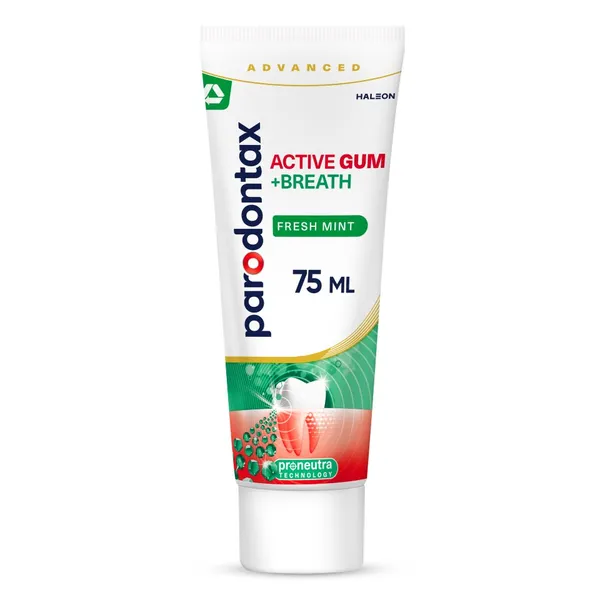 οδοντόκρεμα active gum +breath fresh mint 75ml