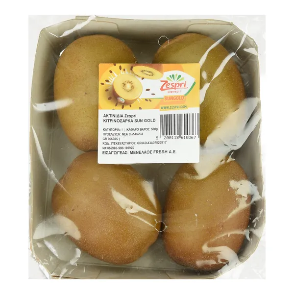 Ακτινίδια κίτρινα ZESPRI sun gold εισαγωγής 500γρ.