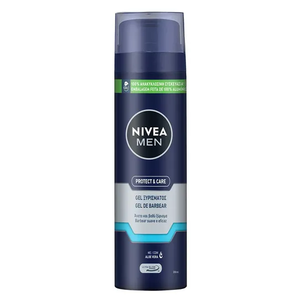 Nivea Men Gel Ξυρίσματος Extra Moisture 200ml.