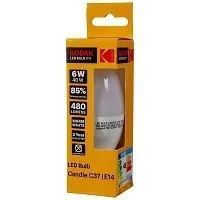 Kodak Λάμπα Led C37 E14 6W Warm