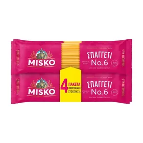 MISKO Σπαγγέτι Νο6 4x500g