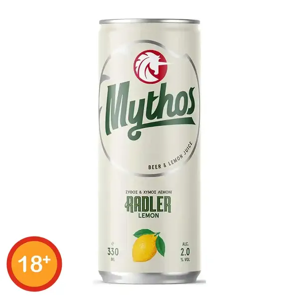 MYTHOS Μπύρα Radler Λεμόνι Κουτί 330ml