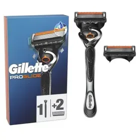 Gillette ProGlide Ανδρικό ξυραφάκι, 1 Ξυραφάκι Gillette πέντε λεπίδων +  2 ανταλλακτικές κεφαλές
