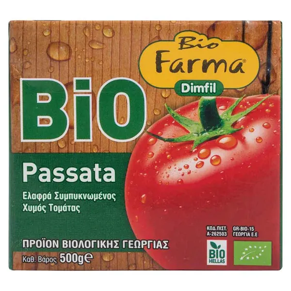 Bio Farma Passata Τοματοχυμός Βιολογικός 500γρ.