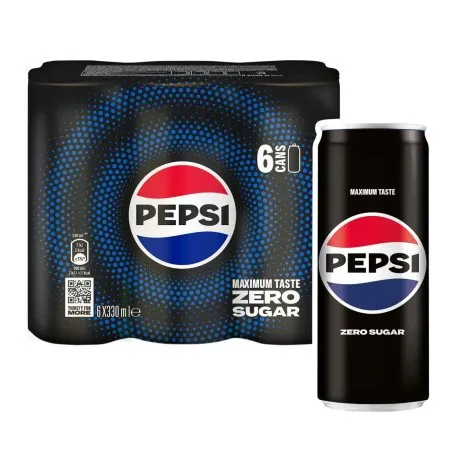PEPSI Zero Cola Χωρίς ζάχαρη 6x330ml