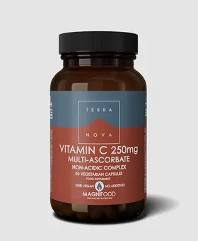 Vitamin C 250mg 50 φυτικές κάψουλες