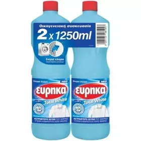 ΕΥΡΗΚΑ TOTAL WHITE ΕΝ ΧΛΩΡΙΟ 1250ML x 2 ΤΕΜ