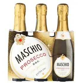 MASCHIO Οίνος Αφρώδης Prosecco Extra Dry 3x200ml