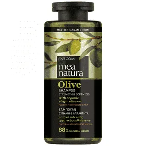 Mea Natura Olive Strength & Softness Σαμπουάν Για Ξηρά 300ml