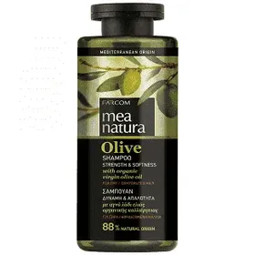 Mea Natura Olive Strength & Softness Σαμπουάν Για Ξηρά 300ml
