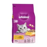 WHISKAS® Adult Πλήρης Ξηρή Τροφή για Γάτας Γεμιστές Κροκέτες με Κοτόπουλο 300g