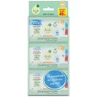 Fresh Care Μωρομάντηλα Travel Size Χαμομήλι & Αλόη 6Χ8τεμ