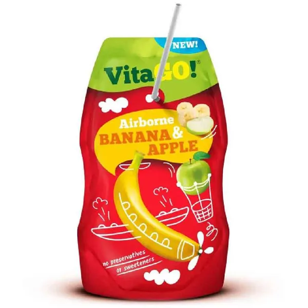 Vita Go Φρουτοποτό Airborne Banana & Apple 200ml.