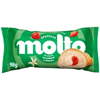 Molto Κρουασάν Double Φράουλα Βανίλια 98gr