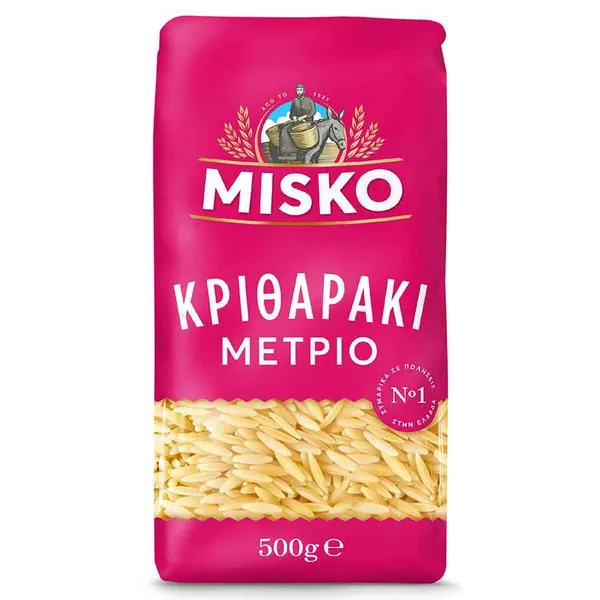 MISKO Κριθαράκι Μέτριο 500γρ.