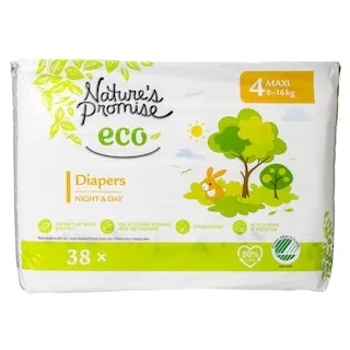 NATURE'S PROMISE Πάνες Μωρού Eco Maxi No4 38 Τεμάχια