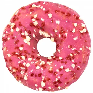 Donuts Μαρζιπαν Με Γέμιση Φράουλα Ψημένο Κατεψυγμένο 70gr