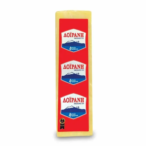 Ημίσκληρο τυρί ΔΟΪΡΑΝΗ ωρίμανσης 4μηνών κλασικό, ελαφρύ