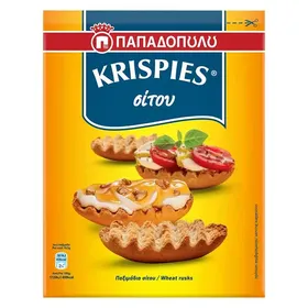 Παπαδοπούλου Krispies Παξιμαδια Σιτου 200gr
