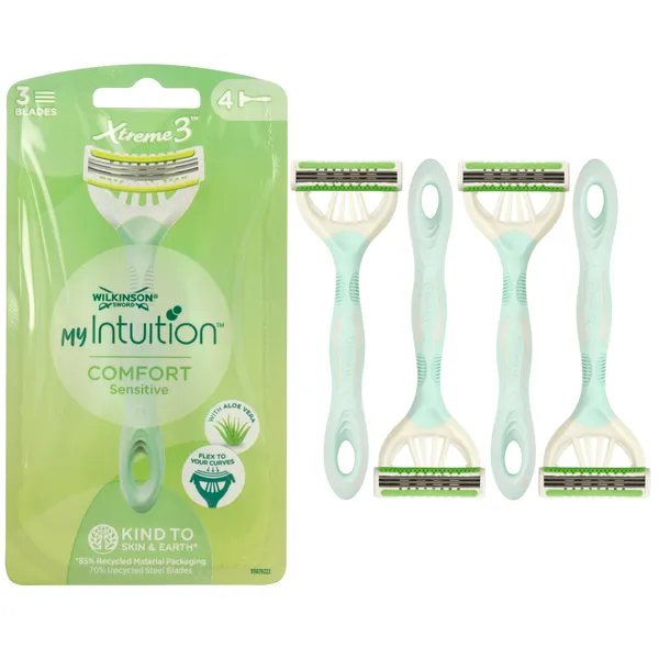 Γυναικεία ξυραφάκια μίας χρήσης Wilkinson Intuition Comfort (3 τεμ)