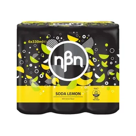 Σόδα HBH lemon 6x330ml ΜΕ ΕΚΠΤΩΣΗ 25%