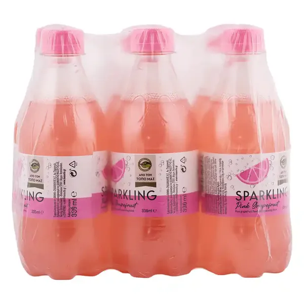 Αναψυκτικό pink grapefruit ΜΑΣΟΥΤΗΣ ΑΠΟ ΤΟΝ ΤΟΠΟ ΜΑΣ 6Χ330ml