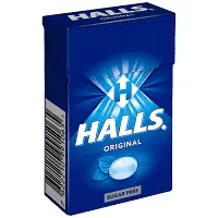Halls Original Καραμέλες Χωρίς Ζάχαρη Κουτί 28gr