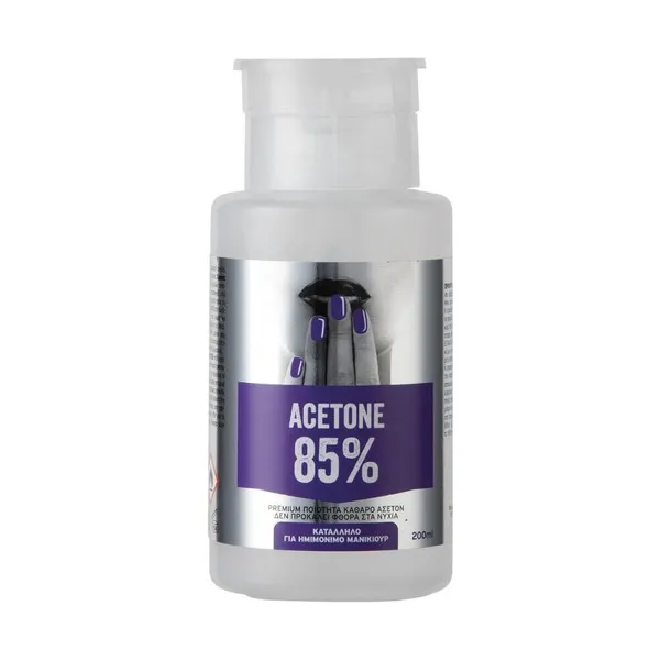 TAI ACETONE 85% ΜΕ ΒΑΛΒΙΔΑ Κατάλληλο για Ημιμόνιμο Μανικιούρ