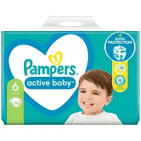 Pampers Πάνες Active Baby Mega Box (96τεμ) Νο6