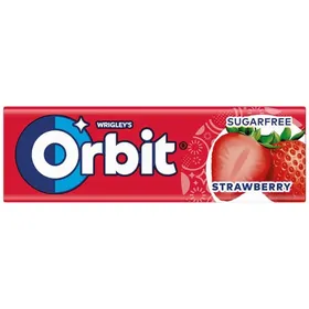 Orbit Τσίχλες Φράουλα 14γρ.