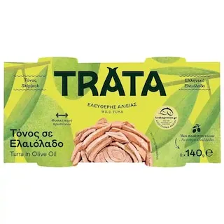 ΤΡΑΤΑ Τόνος σε Ελαιόλαδο 2x104g