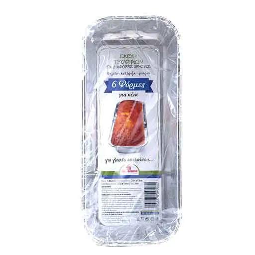 MrGrand Σκέυη Αλουμινίου Cake G-3 6τεμ.