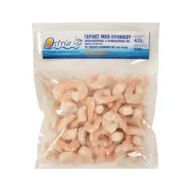 γαρίδες αποφλοιωμένες Ινδο-Ειρηνικού 60/80 500γρ. (κ.β.425γρ.)