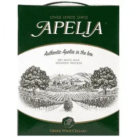Apelia Λευκός Οίνος Σε Ασκό 3 lt