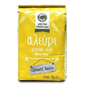 Μασούτης Από Τον Τόπο Μας Αλεύρι Κίτρινο Από Σκληρά Σιτάρια 1kg.