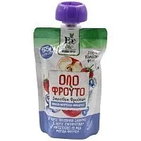 ΕυBio Πoυρές Φρούτων Μήλο-Μύρτιλο-Φράουλα 100g