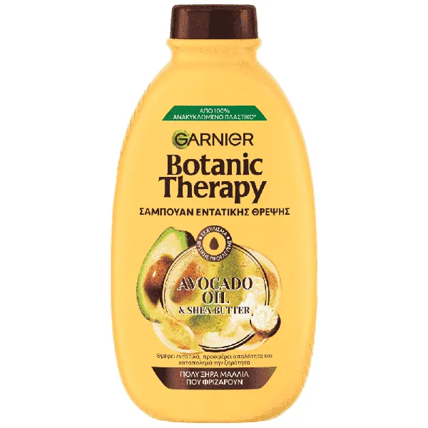BOTANIC THERAPY avocado oil & shea butter σαμπουάν 400ml