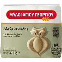 Μύλοι Αγ. Γεωργίου Αλεύρι Σίκαλης Ολικής Άλεσης 400gr